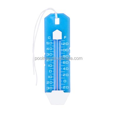 China Jumbo Water Temperature Test Tube Pool Thermometer With Jumbo Easy Read Display And Two Scales Rope for sale