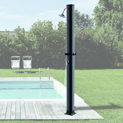 China 2 Sections 35L Factory Price Solar Garden Shower , Two Section PVC Poolside Shower* Material for sale