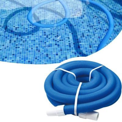 China Pool Cleaning Blue PE Swimming Pool Vacuum Line 1.25 Inch Extruded In-ground Pools for sale