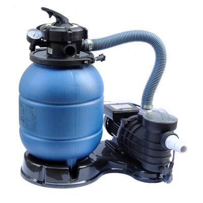 China Integrated Water Filtration Equipment 250W 10.8m3/h Swimming Pool Sand Filter Combo For Swimming Pool Pond Cleaning for sale