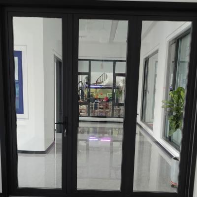 China sound insulation villa house manual aluminum bifold door for sale