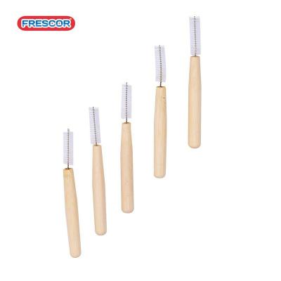 China New Clean Teeth Bamboo Brushes Dental Handle Eco-Friendly Interdental Brush for sale