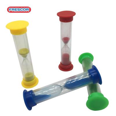 China Glass& sand& small plastic sand timer sand clock 30s/1/2/3/5/10 minutes decorative hourglass for sale