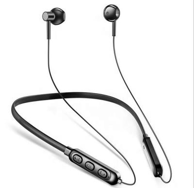 China Cheap In-ear metal band neckband wireless sports earphone wrieless sports headphones with MIC and volume control for sale