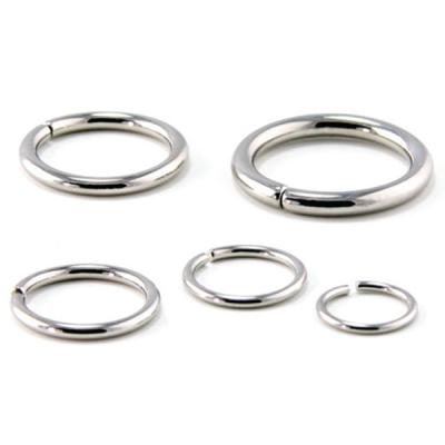 China Titanium High Polish Titanium Continuous Seamless G23 Rings for sale