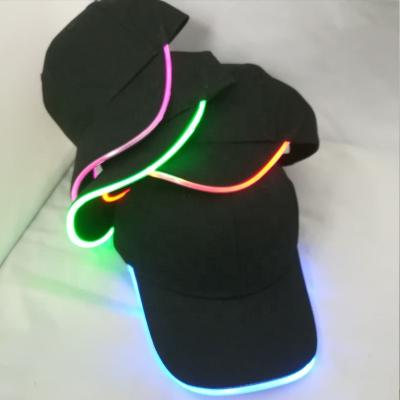 China breathable & Wholesale Waterproof Led Lighted Baseball Caps And Hats With Built In Led Light for sale