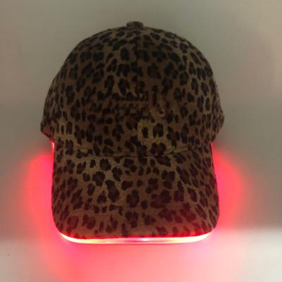 China breathable & Waterproof Customize 6 Panel Hat Unisex Led Light Baseball Cap With Built-in Led Light Kids Hat for sale