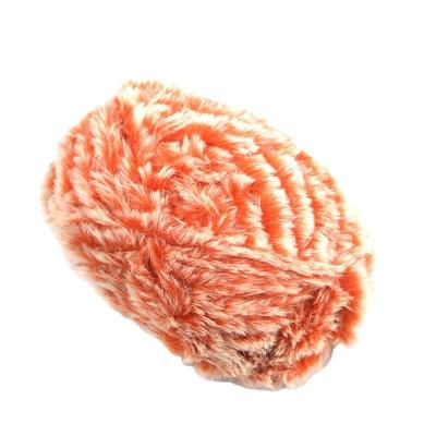 Cina Il filato molle del filato di Mink Chunky Hand Knit Yarn Polyester ha candeggiato tinto in vendita