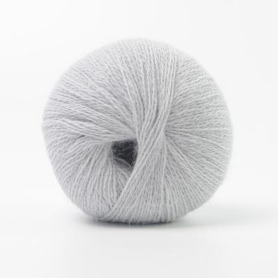 China Hand Knitting Cashmere Blended Yarn Angora Goat Hair Yarn for sale