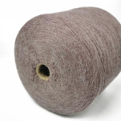 China Mit der Hand strickendes 30% Mink Cashmaere Brushed Yarn Warm Kaninchen spinnen für Wolljacken-Schal zu verkaufen