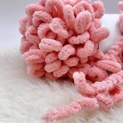 China 100G 70M 100%-de Lijngaren Zacht Dik Chunky Yarn For Baby van de Polyestervinger Te koop