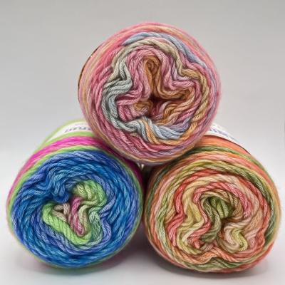 China 1/2.3NM grote van de de Sjaalhoed van Goedzak Super Chunky Cake Yarn For Hand Breiende de Sjaalsweater Te koop