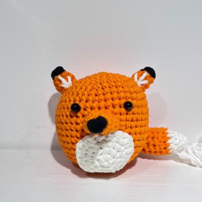 China Voorraad Seven Craft Cute Fox DIY Crochet Kit Milk Cotton Voor beginners Te koop