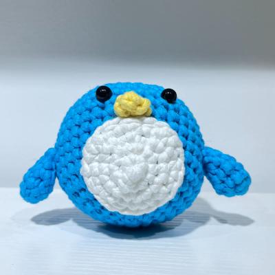 China Klaar voorraad Zeven Craft schattig Penguin DIY Crochet Kit melk katoen voor beginners Te koop