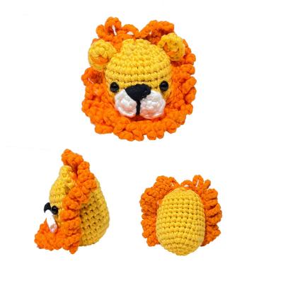 Cina Coltello di Legno Cotton Cute Lion Crochet DIY Kit Seven Craft Hand Knitting Fun Kit in vendita