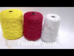 2CM 4CM 1.3CM 100% NYLON Anti-Static High Tenacity Anti-Pilling Feather yarn