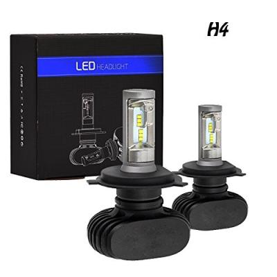 China Auto Parts Wholesale Fanless H4 Hi/Low 4000Lm S1 Fanless CSP Led Headlight Kit Auto Faro H4 S1 Led Headlight for sale