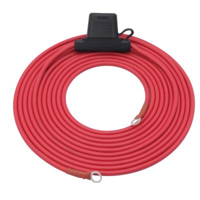 China Integrated waterproof cable from A.W.G. MAXI Fuse Holder 8 Blade 80A Maxi Fuse Amomd 6m Long ABS Plastic With Terminal 80A Blade Fuse Ring for sale