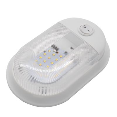 China RV/Boat Dome LED Amomd 12V rv Marine Boat Interior Ceiling Double Lights 3W 280 LM With Switch for sale