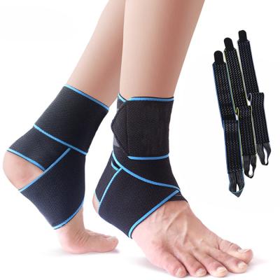 China Adjustable Breathable Nylon Material Elastic Support Super And Comfortable Adjustable Ankle Brace for sale