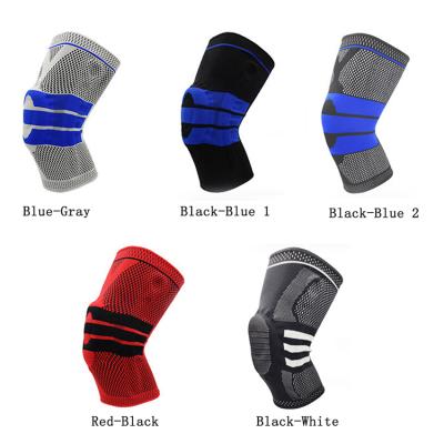 China High Compression Knee Brace Compression Sleeve, Knee Wraps Patella Stabilizer With Silicone Gel Spring Support for sale