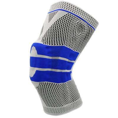 China High Compression Sports Knee Support Compression Sleeve Knee Brace With Patella Gel Side Stabilizers And Pads for sale