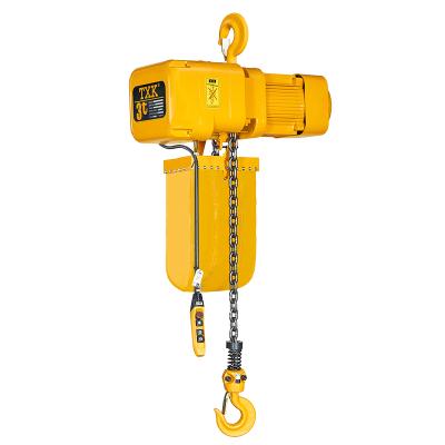 China Building Material Shops TXK 3 Ton Light Duty Electric Chain Hoist Electric Chain Hoist With Hook for sale