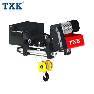 China Building Material Stores TXK 3.2Ton 9M Electric Wire Rope Hoist 48V Hoist With SEW Motor for sale