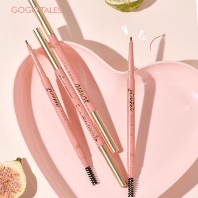 China Waterproof Gogotales double thin eyebrow pencil long-lasting waterproof not easy to decolor wild eyebrow female GT541 eyebrow pencil for sale