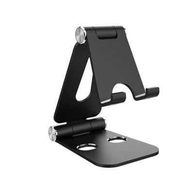 China Durable Adjustable Metal Phone Holder Frames Portable Folding Phone Stand For All Cell Phone Tablet for sale