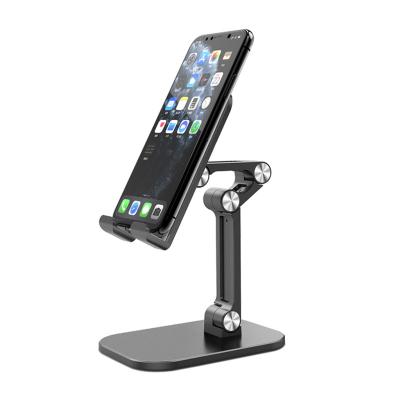 China High Quality Angle Adjustable Foldable Mobile Phone Stand Aluminum Alloy Tablet Mobile Phone Holder Desk Stand for sale