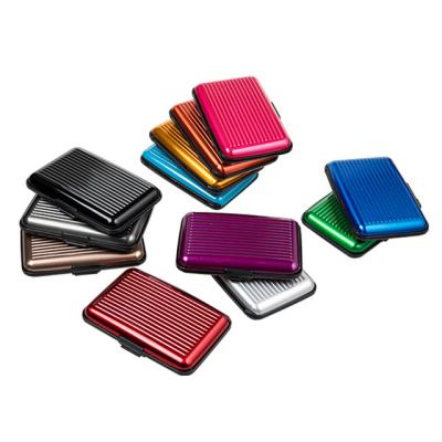 China 2021 Factory Wholesale Durable Aluminum Credit Card Holder Men Rfid Card Holder Customized for sale