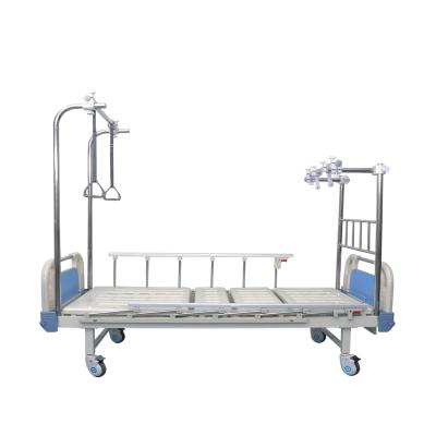 China Hospital Clinic Two-Function Rehabilitation Products Stainless Steel Traction Bar Guard Rails Hospital Traction Bed Used For Patient for sale