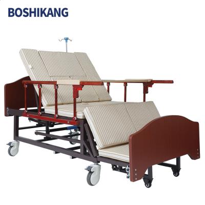 China Clinic Centers Medical Resident Bed Home Nursing Bed Hospital Nursing Electric Wooden Bed for sale