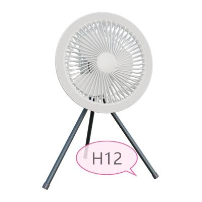 China High Quality Outdoor LED Light Camping Fan USB Fan 7800mAh Long Time Running LED Fan Ring Light Adjustable Mini Portable for sale