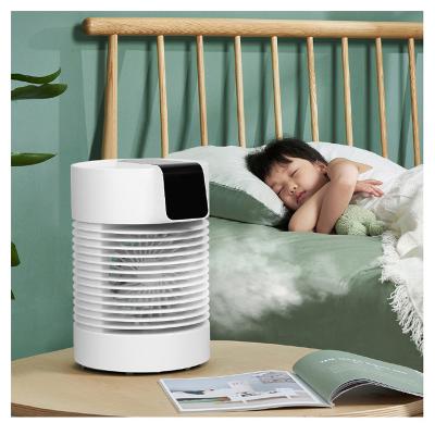 China Hotel office shaking head air conditioning desktop air cooling household water cooling fan jet mist fan for sale