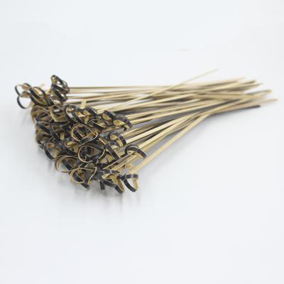 China Disposable Natural Bamboo Knotted Sticks Bamboo Spikes Bamboo Cocktail Picks for sale