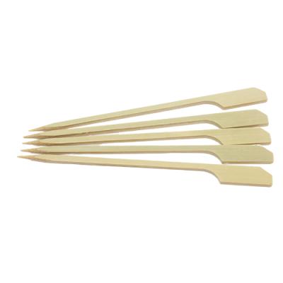 China Teppo New Product Easily Cleaned 9/12/15cm Barbecue Stick Shape Bamboo Skewer Paddle Bamboo Sticks for sale