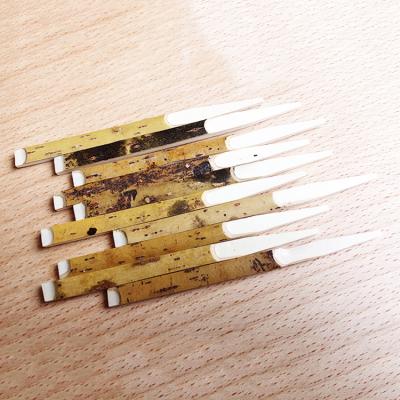 China Fast Bulk Delivery Disposable Bamboo Kebab Kebab Flat Skewer Easily Cleaned With Low Price for sale