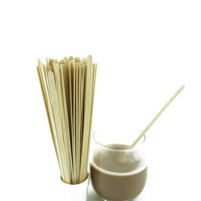 China Custom Size Birch Wood Disposable Coffee Disposable/Sustainable Stir Sticks Wooden Stirrers Drink Stirrer for sale