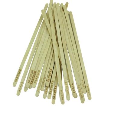 China Biodegradable Eco-friendly Disposable/Sustainable/Stocked Birch Wood Coffee Wooden Coffee Stirrer With Custom LOGO for sale