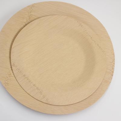 China Disposable Dinner Plate Palm Disposable Sushi Tray Bamboo Dishes for sale