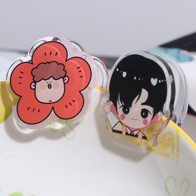 China Custom Large Acrylic Manual Decoration Clip Acrylic Design Gifts Anime Panel Clip for sale