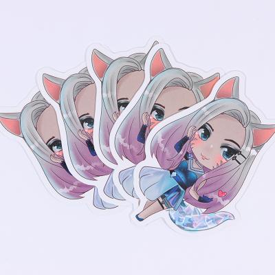 China Custom Anime Cartoon Low MOQ Japan Cup Laptop Stickers Decoration of Motion Sticker Anime Stickers for sale