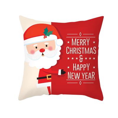 China Cute Anti-Static Christmas Plaid Covers Wholesale Customized Low MOQ Pillow Cases Cushion Cover for sale