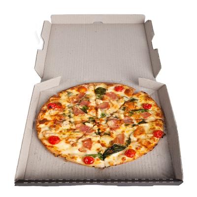 China High Quality Recycled Materials Custom Logo Printed 3 6 8 10 12 13 16 Inch Corrugated Cardboard Paper Pizza Box With Different Design for sale