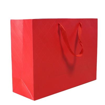 China Recycled Materials Shopping Bag Kraft Paper Bag Hanger Grab Recyclable Paper Paper Bag for sale