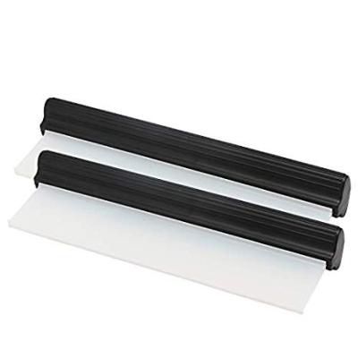 China Disposable Wiper Blades 2 Pcs Azample Silicone Wiper Blades Squeegee For Car RV Windshield Window Shower Bathroom Classroom for sale