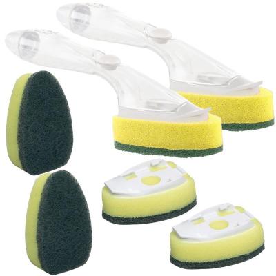 China Durable Heavy Duty Dish Wand Sponge For Kitchen Sink Cleaning Brush for sale