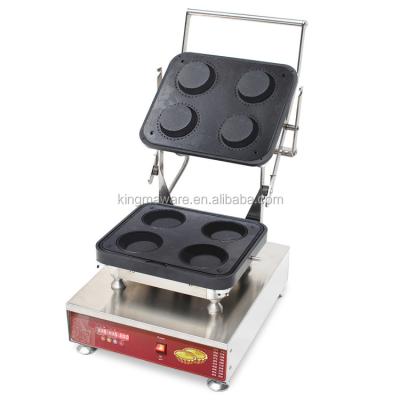 China Adjustable Automatic Portuguese Tart Press Egg Tart Machine Thermostat Waffle Maker Machine for sale